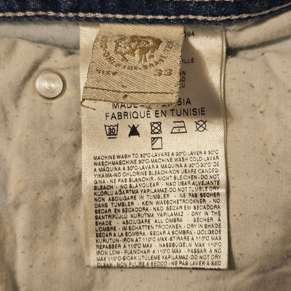 Diesel Safado DNA Dirty New Age Distressed Denim Cutoff Shorts Mens 33‎ Blue - Picture 6 of 9